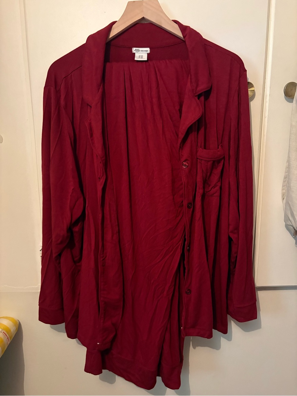 Pajama Set - Deep Red - Picture 5 of 5